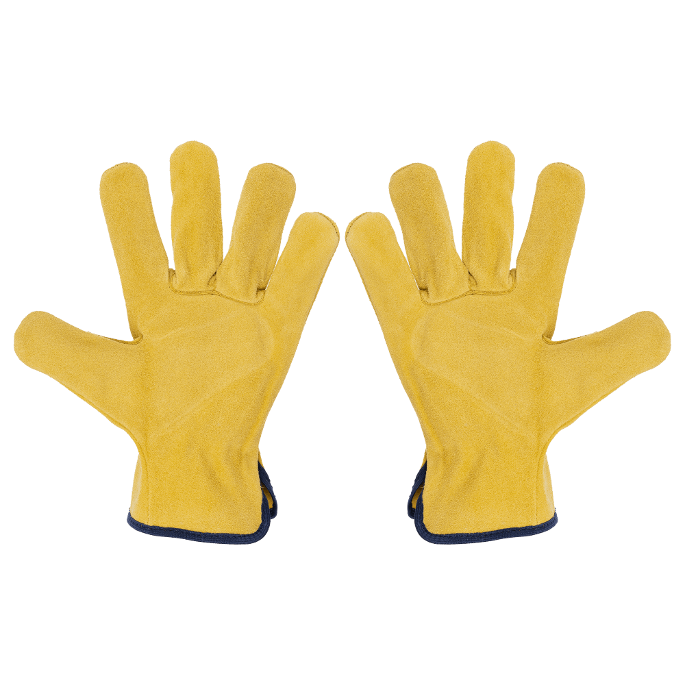 yellow gloves