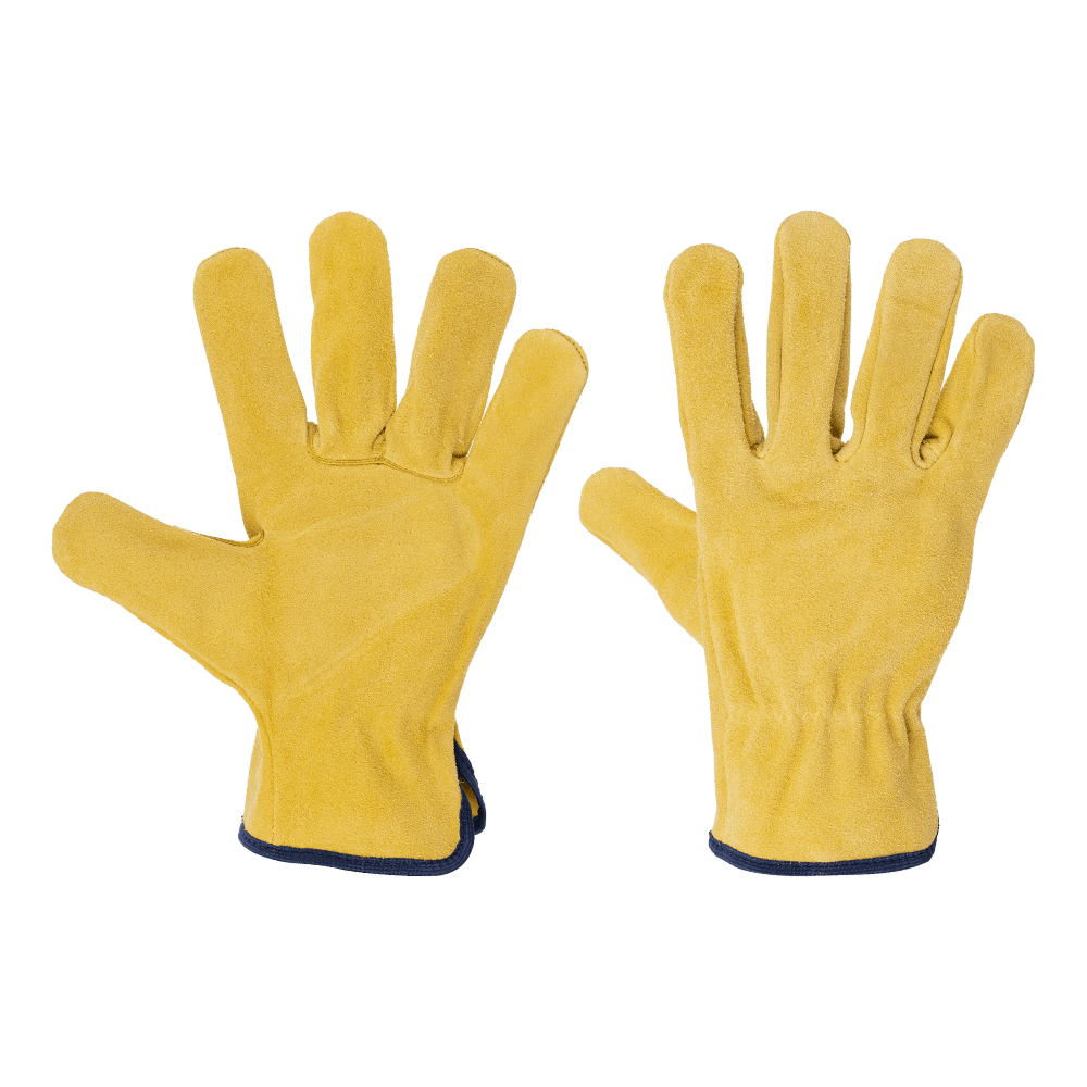 yellow gloves
